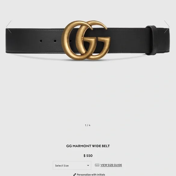 Gucci | Accessories | Gg Mormont Wide Belt | Poshmark display picture 2